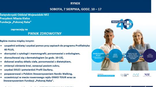 Na kieleckim rynku stanie miasteczko zdrowia