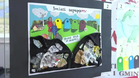 Najmłodsi mieszkańcy uzdolnieni plastycznie w służbie ekologicznej