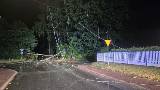 Nawałnice nad Świętokrzyskim – ponad 500 interwencji strażaków