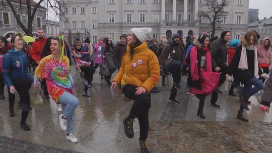 "Nazywam się Miliard". Kielczanie zatańczyli przeciwko przemocy