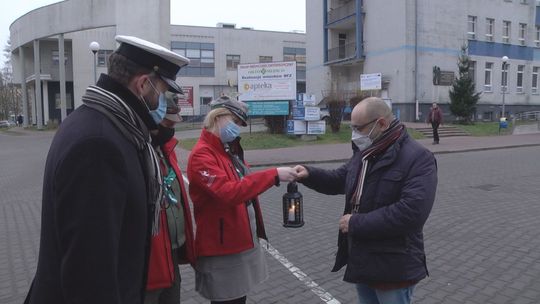 Niezwykły symbol w podziękowaniu dla personelu medycznego