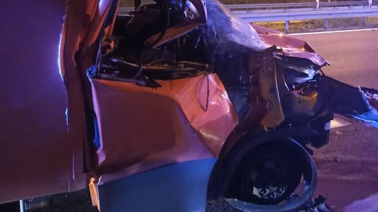 Nocna kolizja na trasie S7