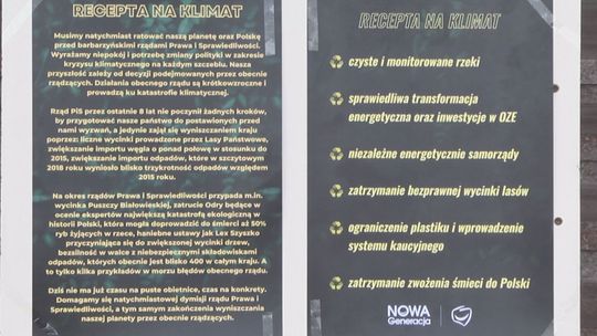 Nowa Generacja przedstawiła "Receptę na klimat"