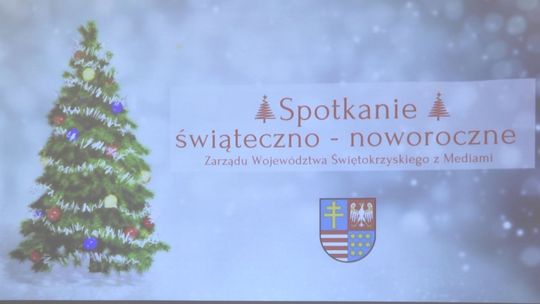 Noworoczne spotkanie zarządu województwa i dziennikarzy