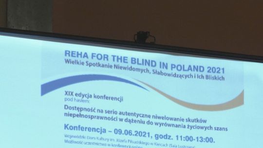 O problemach osób niewidomych i słabowidzących