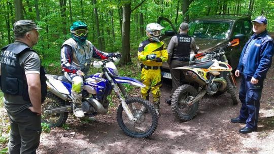 Obława na motocrossowców w świętokrzyskich lasach 