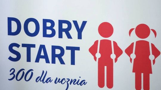 Od piątku rusza nabór wniosków do wyprawki szkolnej "Dobry start"