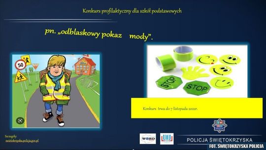 „Odblaskowy pokaz mody” zapraszamy do konkursu 