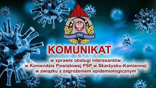 Ograniczenia w funkcjonowaniu Komendy Powiatowej Państwowej Straży Pożarnej