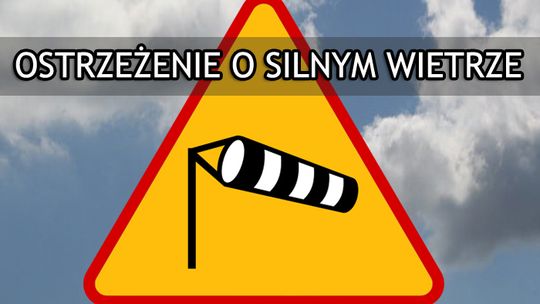 Ostrzeżenie przed silnym wiatrem