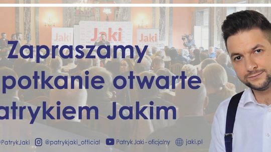 Patryk Jaki w niedzielę spotka się z mieszkańcami Kielc