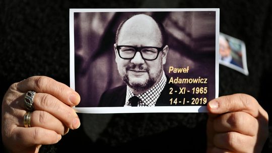 Piąta rocznica zamachu na prezydenta Gdańska Pawła Adamowicza