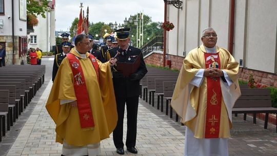 Pielgrzymka strażaków do Sanktuarium Matki Bożej Ostrobramskiej