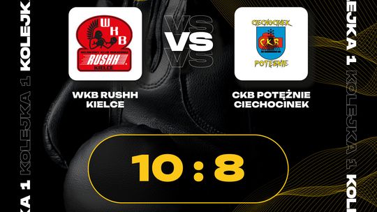 Pierwsze zwycięstwo Wicemistrza Polski WKB Rushh Kielce Pierwsze zwycięstwo Wicemistrza Polski WKB Rushh Kielce