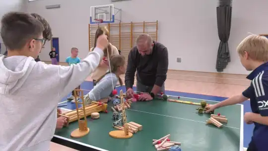 Pierwszy turniej gier podwórkowych w Skarżysku