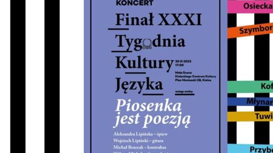 „Piosenka jest poezją” - Koncert w KCK