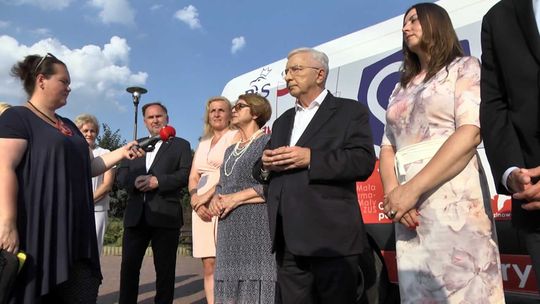 "PiS-bus" z wizytą w Skarżysku