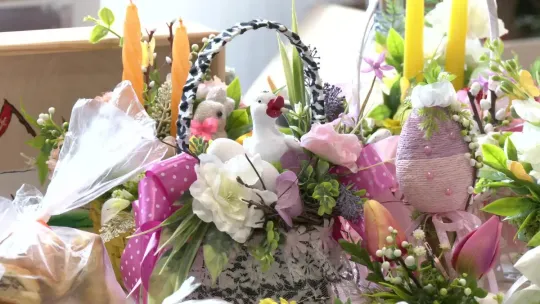 Pisanki, palmy i rękodzieło i kiermasz wielkanocny w Starostwie Powiatowym w Kielcach