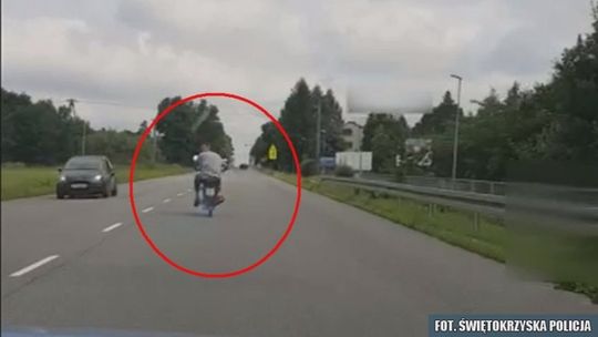 Po pijanemu na motocyklu uciekał przed policjantami