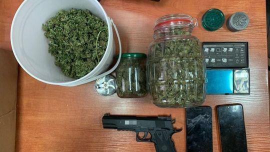 Policjanci zabezpieczyli ponad 350 gramów suszu. Zarzuty usłyszeli 21-latek i jego matka