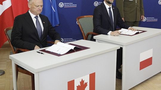 Polska i Kanada podpisały memorandum o współpracy obronnej