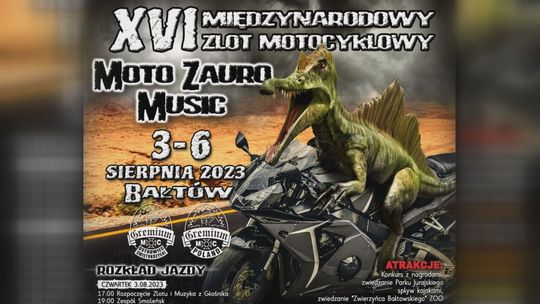 Ponad tysiąc motocykli na XVI Międzynarodowym Zlocie Motocyklowym Moto Zauro Music 2023