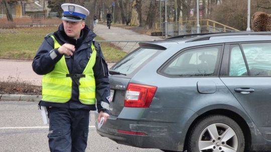 Poranna kolizja na rondzie Giedroycia