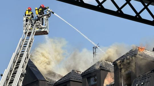 Pożar hotelu, ewakuowano około 180 osób