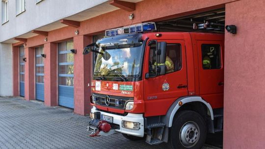 Pożar zabytkowego obiektu w Suchedniowie