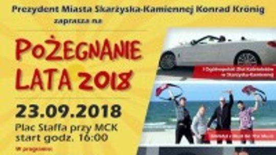 "Pożegnanie lata 2018" już w najbliższy weekend