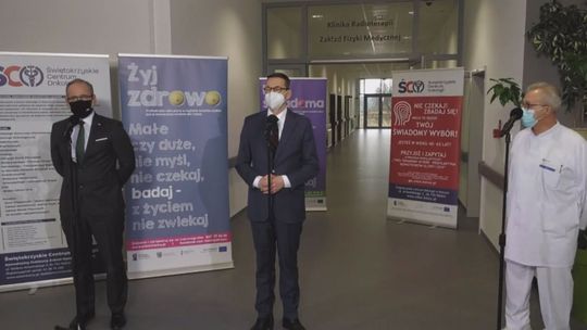 Premier zapewniał w Kielcach, że poprawi się jakość leczenia nowotworów