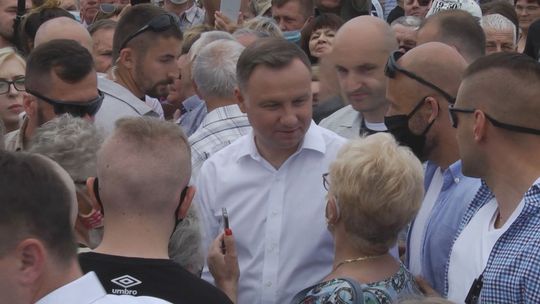 Prezydent Andrzej Duda w Pińczowie