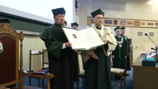 Profesor Andrzej Dziech doktorem honoris causa Politechniki Świętokrzyskiej