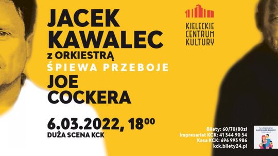 Przeboje Joe Cockera w wykonaniu Jacka Kawalca z orkiestrą