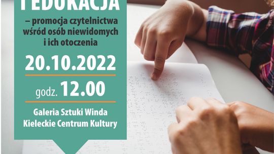 Przygoda literacka przeniesie do świata niewidomych 