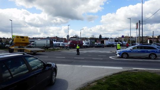  Rolnicy protestowali. Policja zabezpieczała ruch