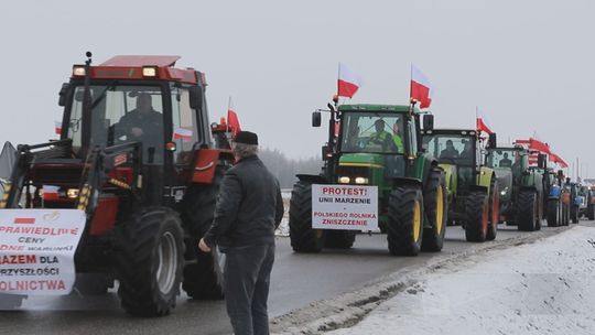 Rolnicy w natarciu - strajk w Pińczowie