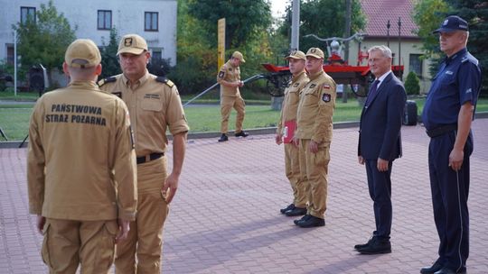 Skarżyskie ćwiczenia strażaków