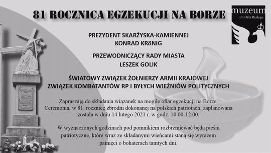 "Skarżysko-Kamienna. Miasto na szlaku". 81. rocznica egzekucji na Borze