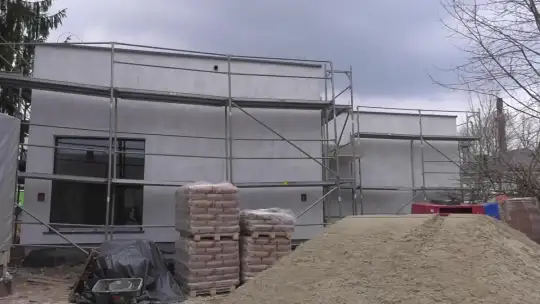 Stan surowy osiągnięty przy budowie żłobka