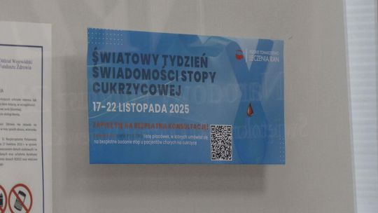 Stopa cukrzycowa – nie lekceważ objawów! NFZ w Kielcach zachęca do profilaktyki