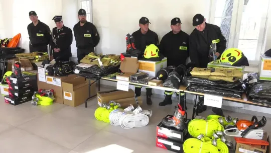 Strażacy otrzymali nowy sprzęt Strażacy otrzymali nowy sprzęt