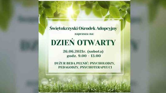 Świętokrzyski Ośrodek Adopcyjny zaprasza w najbliższą sobotę na Dzień Otwarty 