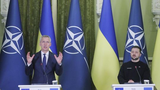 Szef NATO: dopóki trwa wojna, Ukraina nie będzie mogła przystąpić do Sojuszu