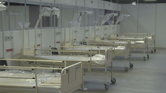 Szpital tymczasowy w Kielcach zawiesza działalność