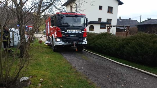 Szybka akcja strażaków zapobiegła większym stratom