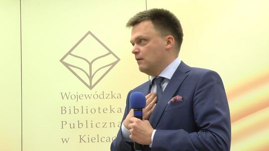 Szymon Hołownia spotkał się z mieszkańcami Kielc