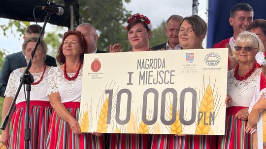 Tłumy na 25. Dożynkach Wojewódzkich w Tokarni