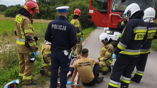 Trafi do szpitala po wypadku na hulajnodze