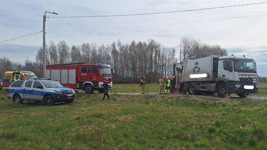 Tragedia – śmieciarka potrąciła człowieka